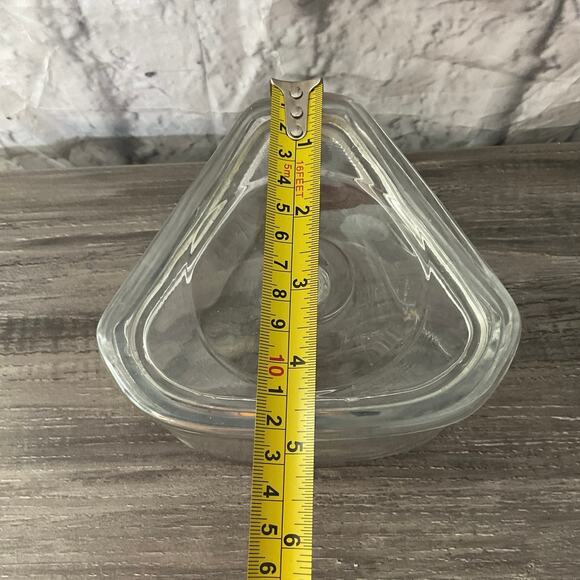 Vintage Refrigerator Glass Dish with Lid - Picture 3 of 9